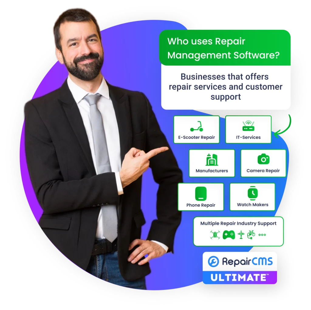 Who uses repair management software
