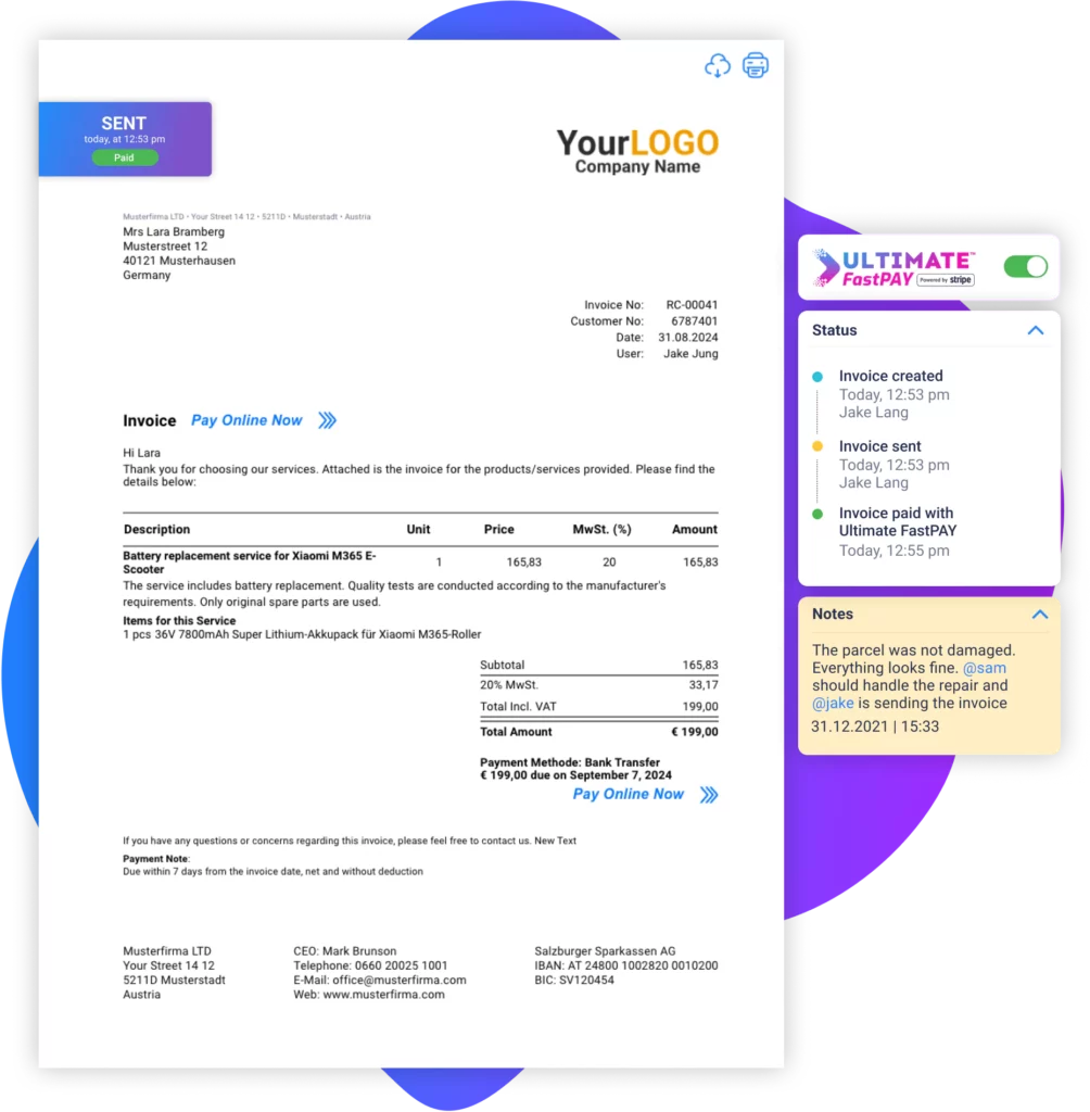 Repair Order Invoicing Sofware