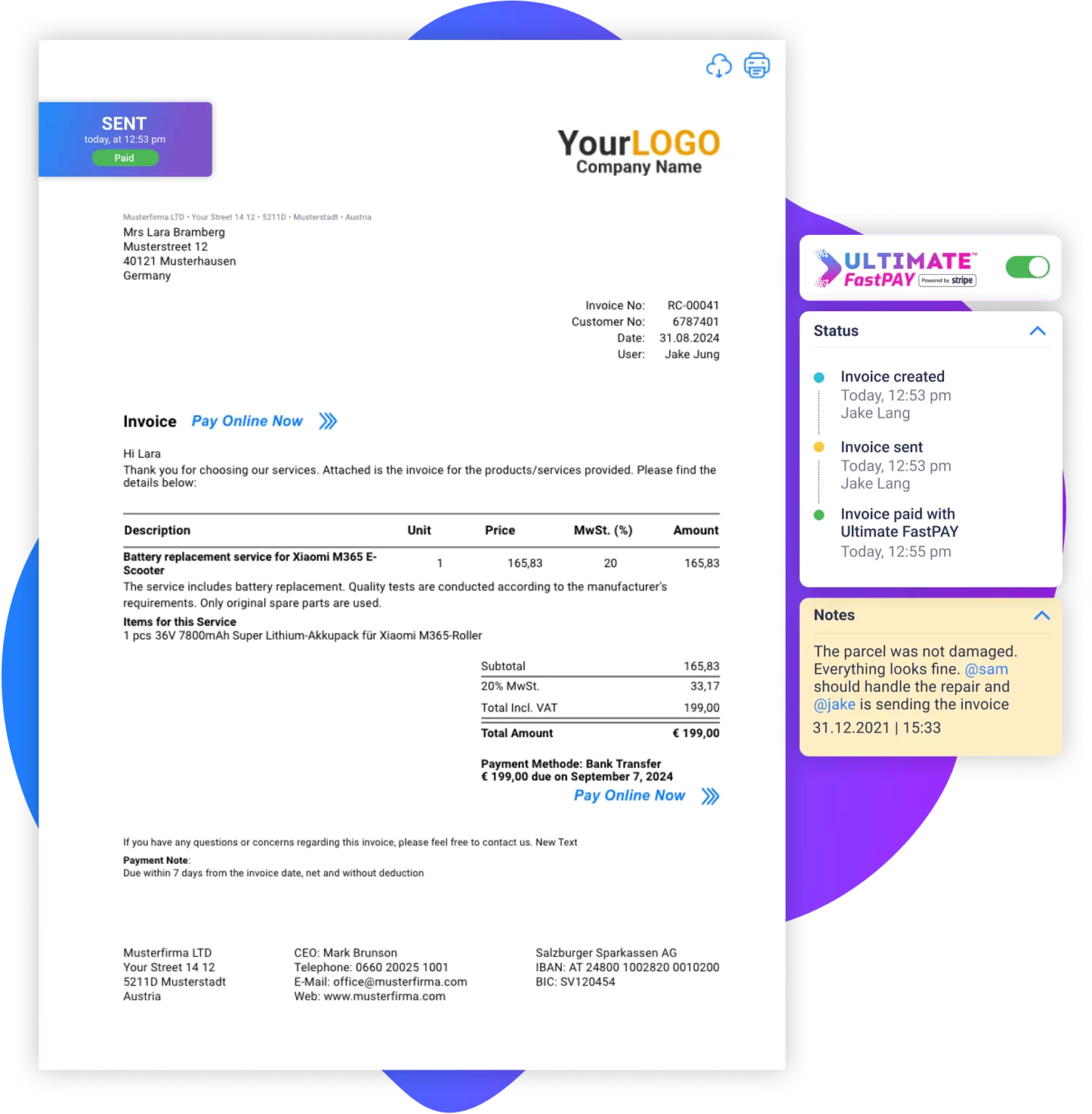 Repair Order Invoicing Sofware