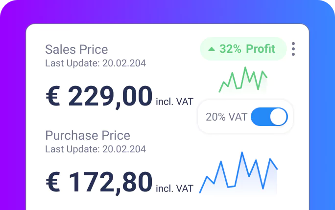 Pricing Calculation with profit markup