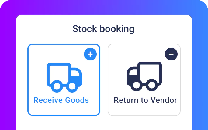 Stock booking