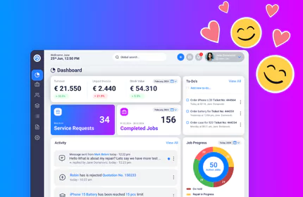 Easy to use repair booking software
